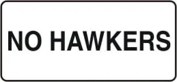GENERAL - NO HAWKERS – Part No. G 741